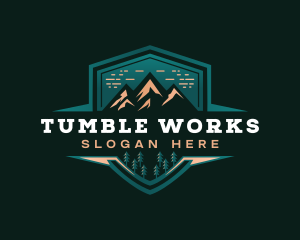 Summit Peak Campsite logo design