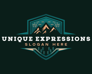 Summit Peak Campsite logo design