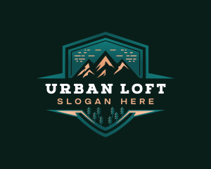 Summit Peak Campsite logo design