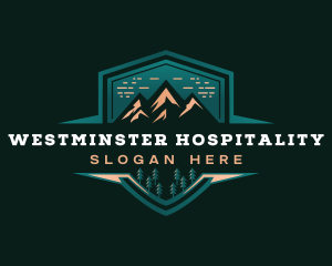 Summit Peak Campsite logo design