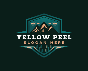 Summit Peak Campsite logo design