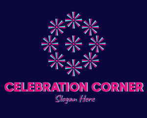 Event Fireworks Celebration  logo design