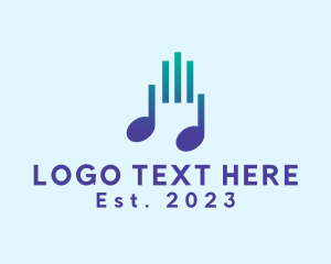 Music Note Tune logo design