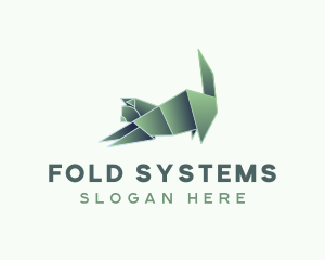 Cat Origami Decoration  logo