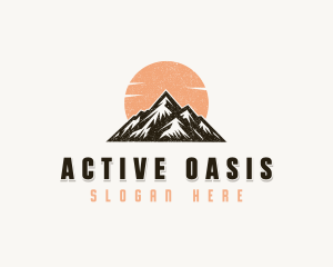 Mountain Outdoor Adventure logo design