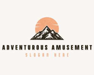 Mountain Outdoor Adventure logo design