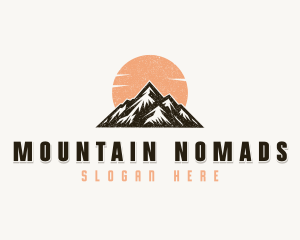 Mountain Outdoor Adventure logo design