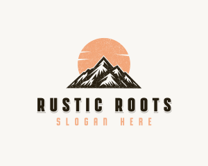 Mountain Outdoor Adventure logo design