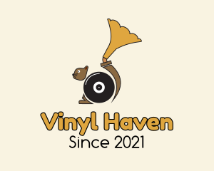 Squirrel Vinyl Player logo