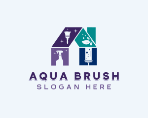 Cleaning Sanitation Housekeeper logo design