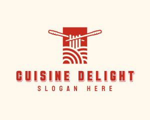 Culinary Asian Noodles logo design