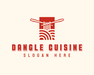 Culinary Asian Noodles logo design