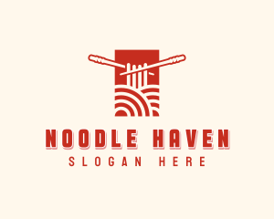 Culinary Asian Noodles logo design