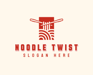 Culinary Asian Noodles logo design