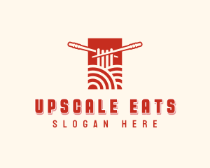 Culinary Asian Noodles logo design