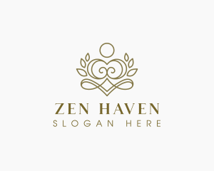 Meditation Zen Massage logo design