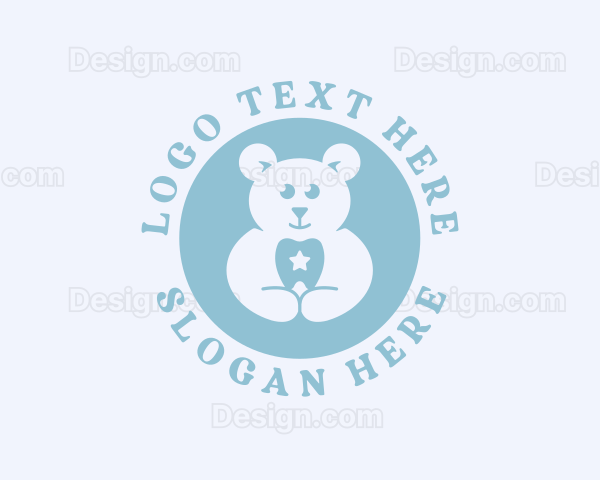 Dentistry Tooth Bear Logo