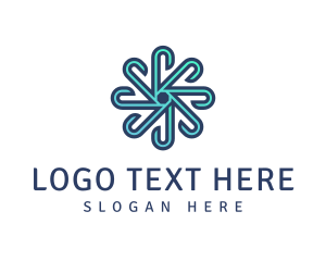 Circular - Modern Pattern Letter J logo design