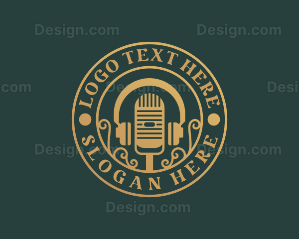 Radio Microphone Podcast Logo