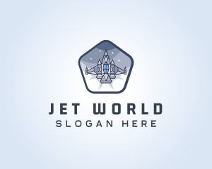 Aerospace Fighter Jet logo