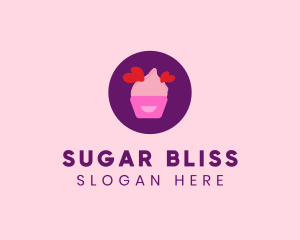 Sweet Lovely Cupcake logo design