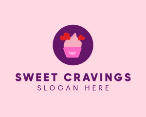 Sweet Lovely Cupcake logo design