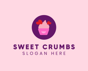 Sweet Lovely Cupcake logo design