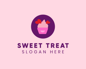 Sweet Lovely Cupcake logo design