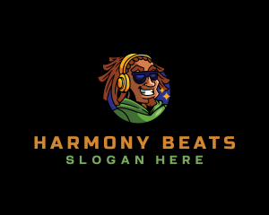DJ Reggae Headphone logo