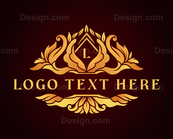 Fashion Floral Crest Logo