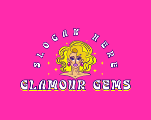 LGBTQ Drag Queen logo design