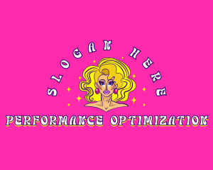 LGBTQ Drag Queen logo design