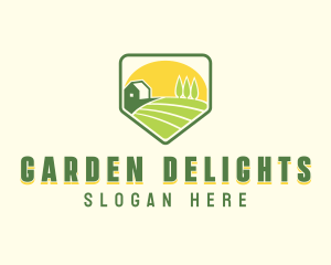 Lawn Garden Farm  logo design