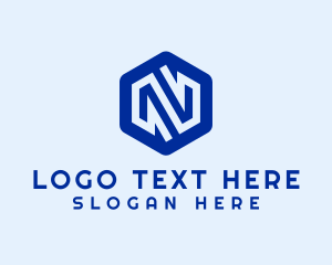 Logistics Company Hexagon logo