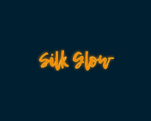 Brush Script Glow logo design