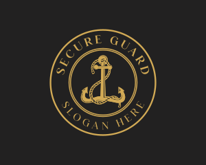 Rustic Ship Anchor Logo