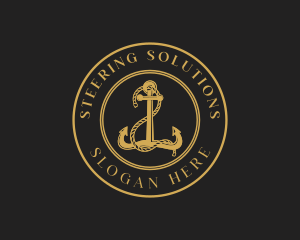 Sailor Ship Anchor logo design