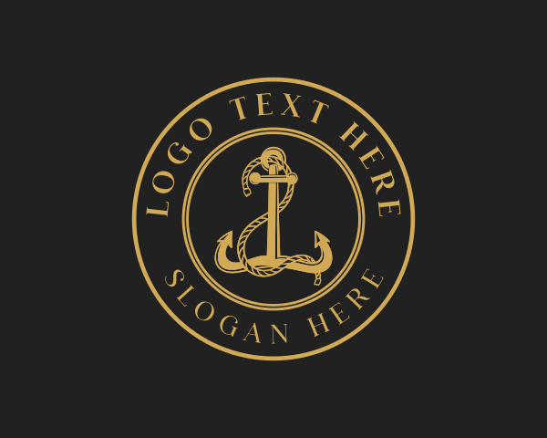 Sailor Ship Anchor logo