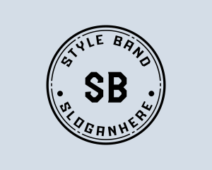 Music Band Badge logo design