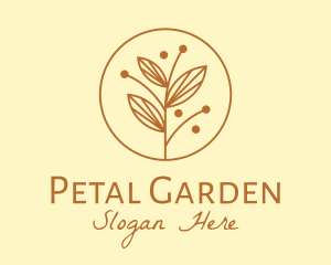 Elegant Ornamental Plant logo design