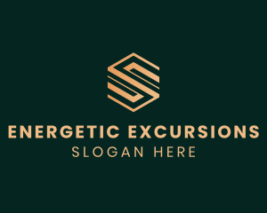 Geometric Agency Letter S logo design