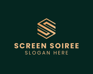 Geometric Agency Letter S logo design