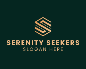 Geometric Agency Letter S logo design