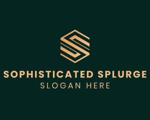 Geometric Agency Letter S logo design