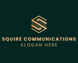 Geometric Agency Letter S logo design