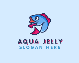 Ocean Sardine Fish logo design