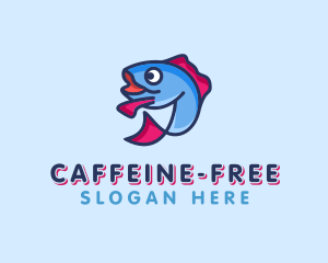 Ocean Sardine Fish logo design