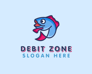 Ocean Sardine Fish logo design