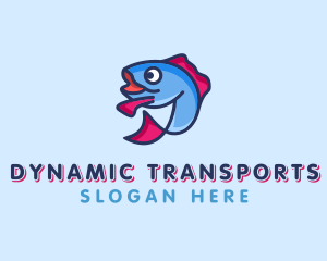 Ocean Sardine Fish logo design