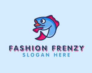 Ocean Sardine Fish logo design